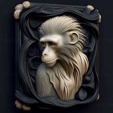 3D модель Piliocolobus langi (STL)